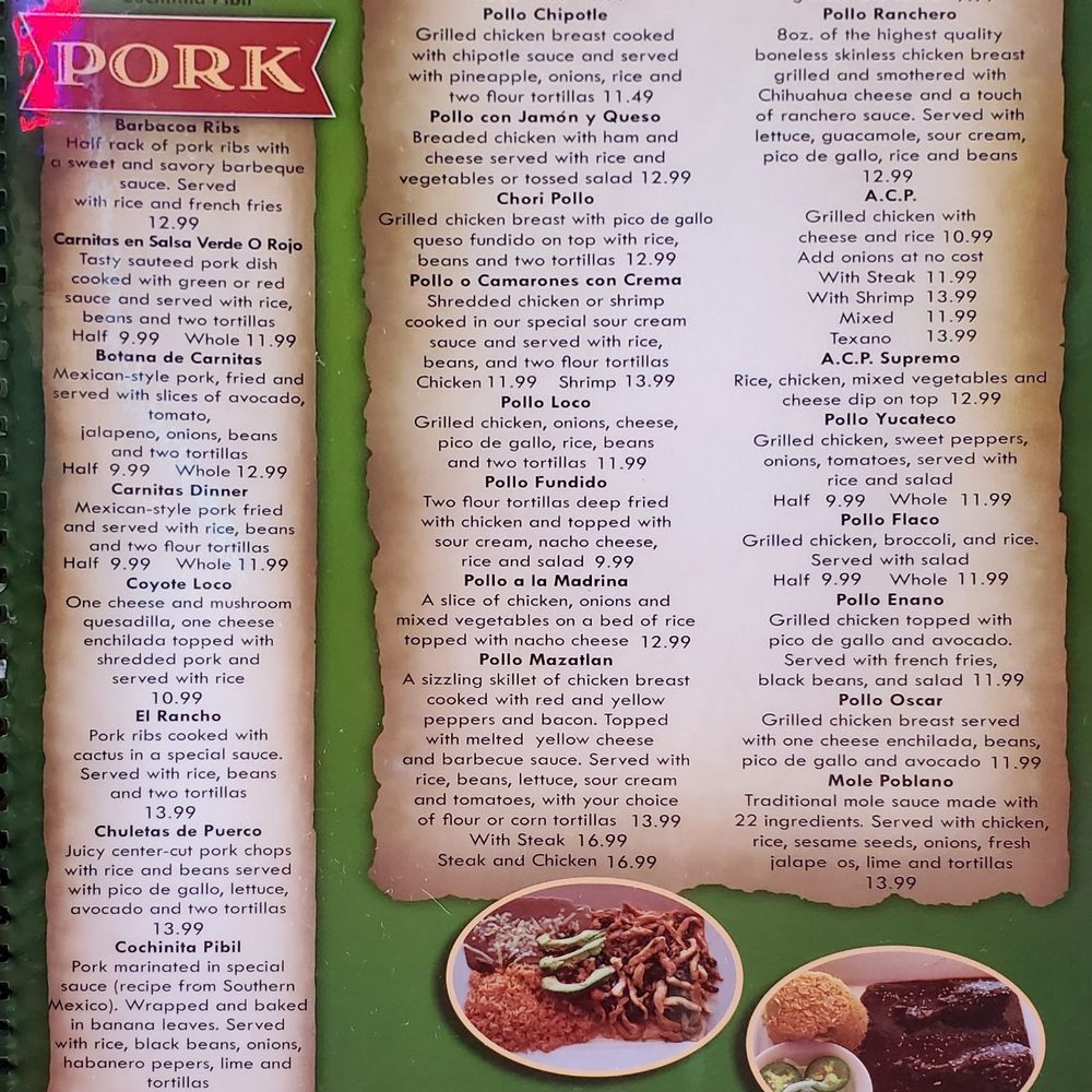 Monte De Ray - Menu - Mexican Near Me - Clemmons, North Carolina Monte De Ray - Menu - Mexican Near Me - Clemmons, North Carolina