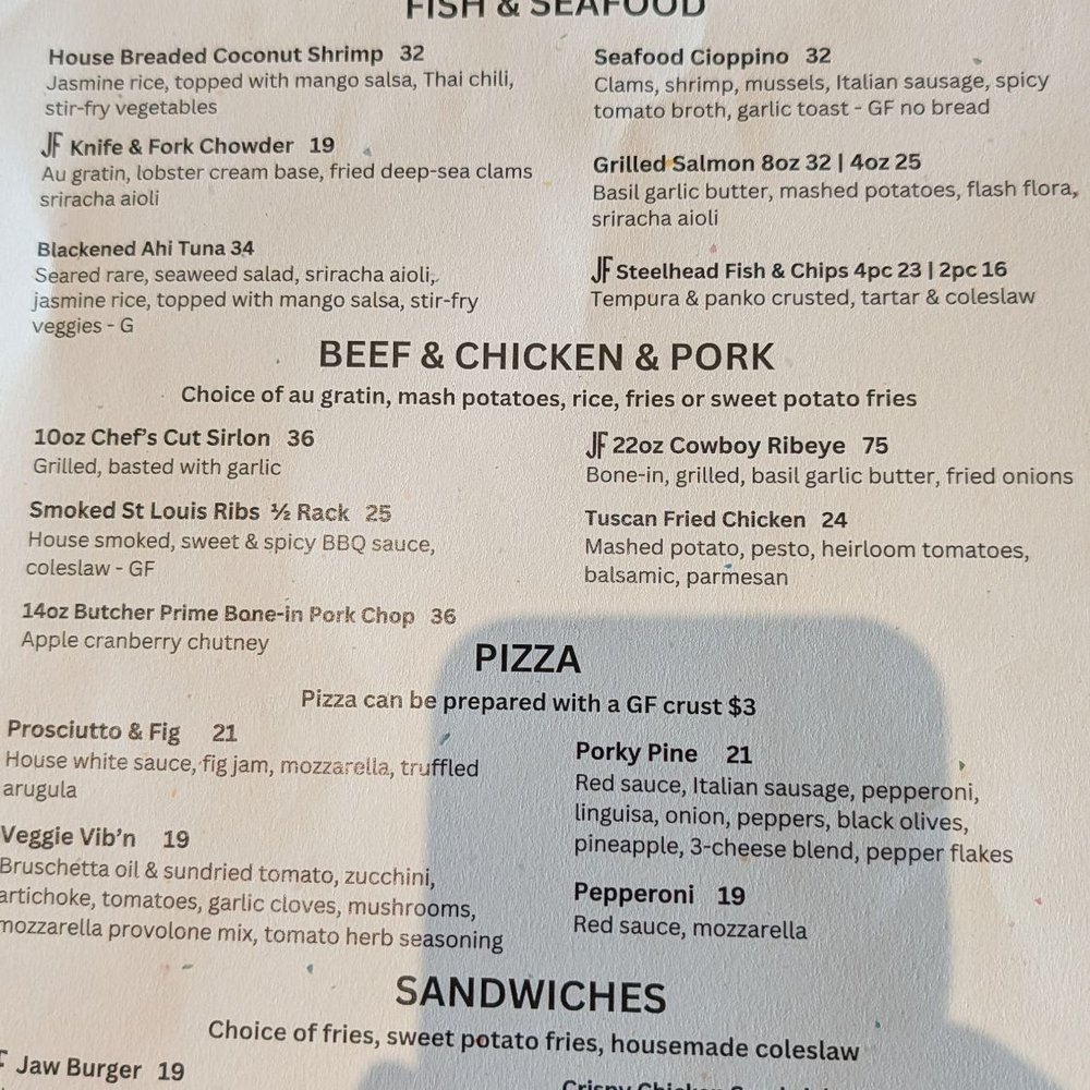 Jawfish - Menu - Beer Bar Near Me - Portland, Oregon