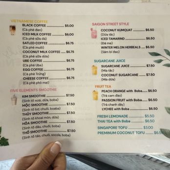 Saigon Corner - Coffee and drinks - Vietnamese Near Me - San Diego, California