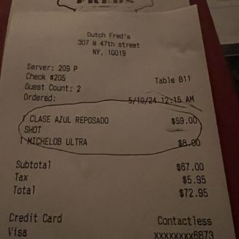 Dutch Freds - 59$ for a shot of Casa Azul. - Cocktail Bars Near Me - New York, New York Dutch Freds - 59$ for a shot of Casa Azul. - Cocktail Bars Near Me - New York, New York