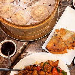 Joe's Shanghai - Pork Meat Soup Dumplings Scallion Pancake Kung Pao Chicken