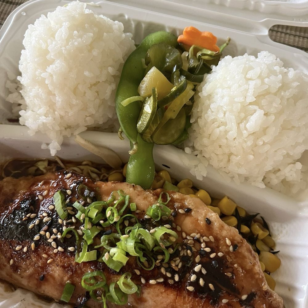 Rice Box Cafe - Miso salmon - Japanese Near Me - Mililani, Hawaii