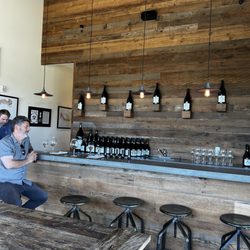The tasting bar