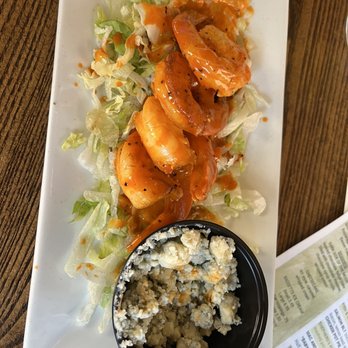 The Green Parrot - Buffalo Shrimp (after we ate a couple) - Irish Pub Near Me - Newtown, Pennsylvania