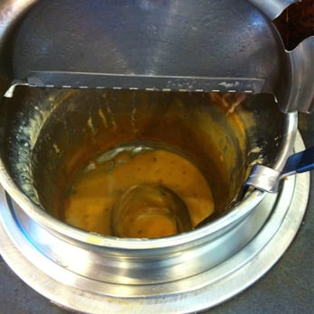 Schlotzsky's - This is their empty soup at 5:30 pm and they are not making more. At least take it to the sink and clean it. Yuck! - Delis Near Me - Allen, Texas