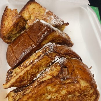 Taka's Box Lunch - Side of French Toast (4pc) for breakfast!! Combo comes with choice of meat and drink. SO GOOD - Breakfast & Brunch Near Me - Honolulu, Hawaii Taka's Box Lunch - Side of French Toast (4pc) for breakfast!! Combo comes with choice of meat and drink. SO GOOD - Breakfast & Brunch Near Me - Honolulu, Hawaii