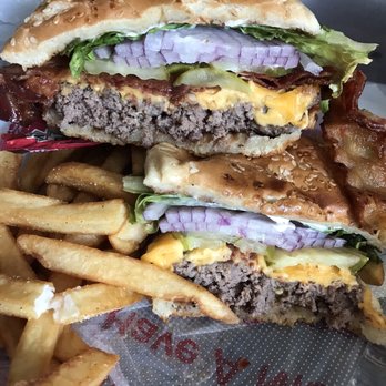 George's Cafe - Bacon Cheese Burger - Breakfast & Brunch Near Me - West Covina, California