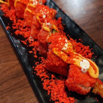 Kan Sushi - Hot cheetoh roll - Sushi Bars Near Me - Honolulu, Hawaii Kan Sushi - Hot cheetoh roll - Sushi Bars Near Me - Honolulu, Hawaii