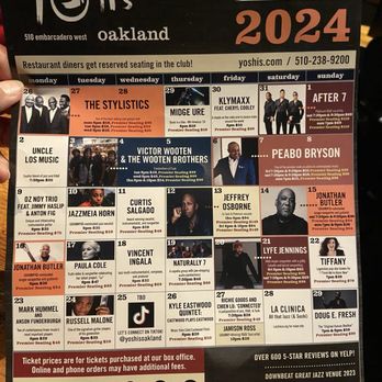 Yoshi's - Jazz & Blues Near Me - Oakland, California