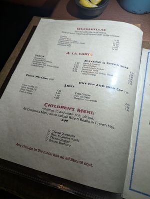 Menu photo 3 Mi Casa Restaurant Benson, AZ