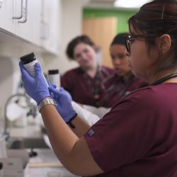 Unitek College Reno Campus - Medical Assisting students gaining hands-on training at Unitek College Reno campus.