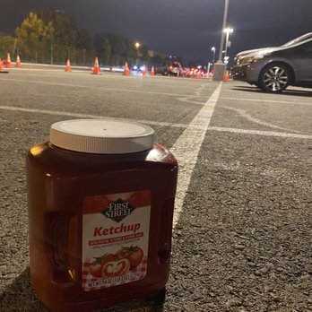 SoFi Stadium - Abandoned ketchup at SoFi stadium parking lot. Wonder if it paid $70+ for parking? - Stadiums & Arenas Near Me - Inglewood, California