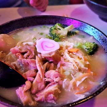 Hon Ramen - Chicken noodles. Too sweet for me but kids loved it. - Ramen Near Me - Bakersfield, California
