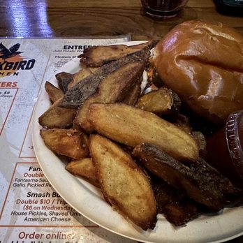 Woodlands Tavern - Fantasma Burger with potato wedges. Good choice! - Pubs Near Me - Columbus, Ohio Woodlands Tavern - Fantasma Burger with potato wedges. Good choice! - Pubs Near Me - Columbus, Ohio