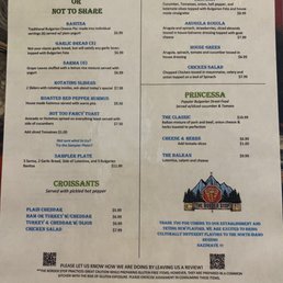 Menu Menu