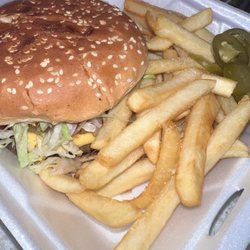Tacos El Borolas - HAMBURGERA CON PAPAS