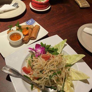 Arches Thai - Papaya salad and Egg Rolls - Thai Near Me - Moab, Utah