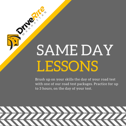 Drive Rite Academy - Driving Lesson Packages - For the Day of your road test.