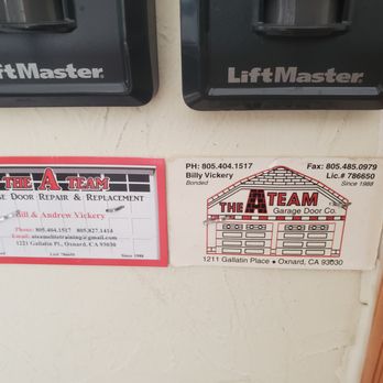 The A-Team Garage Door - Garage Door Services Near Me - Oxnard, California The A-Team Garage Door - Garage Door Services Near Me - Oxnard, California
