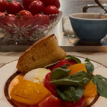 Betsy - Best of season tomatoes, burrata, cast iron focaccia - Steakhouses Near Me - Altadena, California