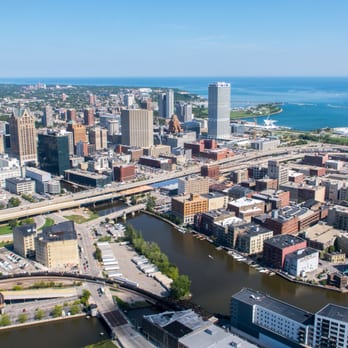 Aerial Assistant - Milwaukee Aerial view by www.AerialAssistant.com - Video/Film Production Near Me - Chicago, Illinois