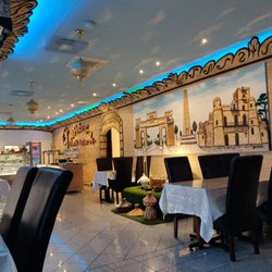 al Habesha - Front desk area, we are the only table at 7pm on Friday night..But they have very good review on tripadvisor, so we shall see~!