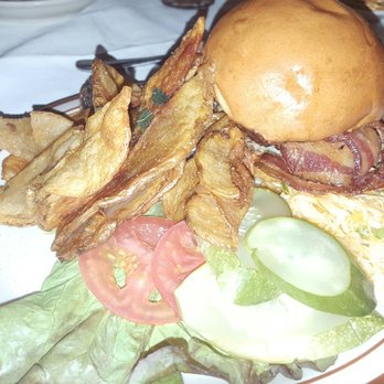 The Beehive - Beehive burger with their house fries, which are half potato chip half French fry...not what I was expecting. - American Near Me - Boston, Massachusetts The Beehive - Beehive burger with their house fries, which are half potato chip half French fry...not what I was expecting. - American Near Me - Boston, Massachusetts