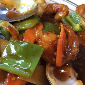 Chang's Chinese Cuisine - Crispy garlic shrimp. Barely and shrimp. 90 percent veggies. - Chinese Near Me - Sacramento, California Chang's Chinese Cuisine - Crispy garlic shrimp. Barely and shrimp. 90 percent veggies. - Chinese Near Me - Sacramento, California