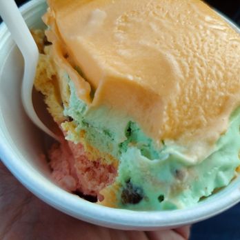 The Original Rainbow Cone - Original rainbow cone bowl - Donuts Near Me - Lombard, Illinois