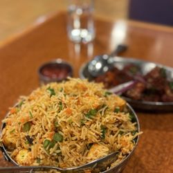 Vanam - Chili garlic fried rice with paneer