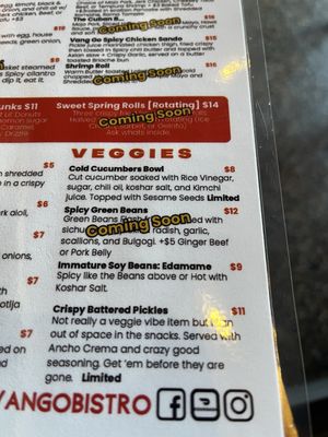 Menu photo 6 Vang Go Bistro Norfolk, VA