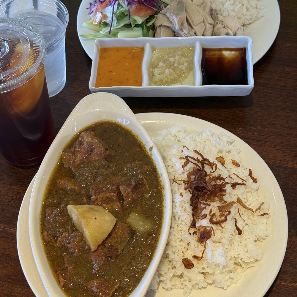 Hainan Chicken and Curry Beef Stew