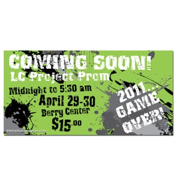 Custom Logos To Go - Banner for an after school event - Graphic Design Near Me - Katy, Texas