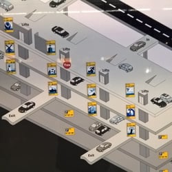 Schiphol P1 Kort Parkeren - Overzichtskaart.