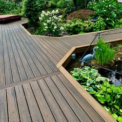Lifestyles Outdoor Living - Trex Spiced Rum with a Havana Gold border