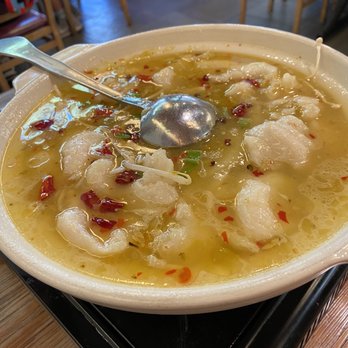 Easterly Berkeley - D5Poached Fish Fillets in Sour Soup 酸湯魚片 - Chinese Near Me - Berkeley, California