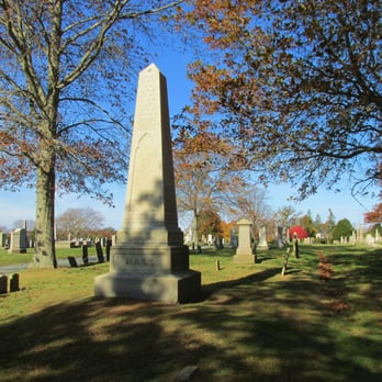 Island Cemetery - A massive obelisk - Funeral Services & Cemeteries Near Me - Newport, Rhode Island