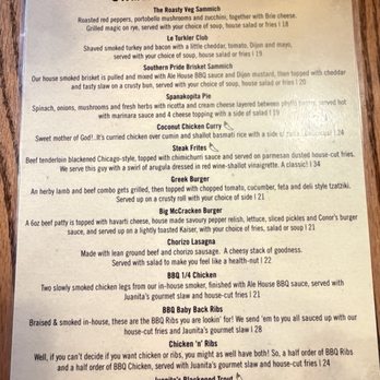 Ashburnham Ale House - Menu - Cafes Near Me - Peterborough, Ontario