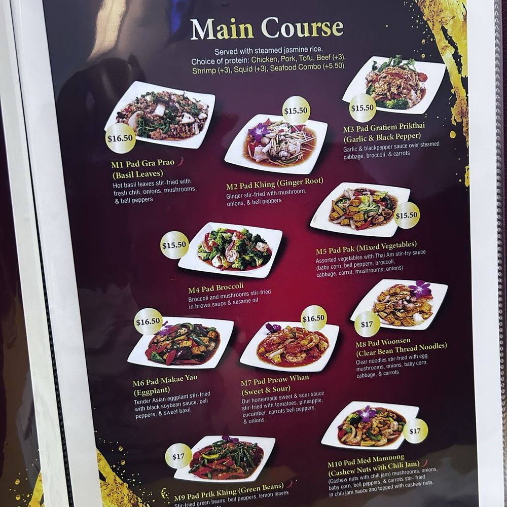 Thai Am - 6/26 menu - Thai Near Me - Clearwater, Florida