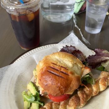 Evergreen Café - Caramel Cold Brew Coffee, Junior Panini on Brioche - Cafes Near Me - Kennett Square, Pennsylvania