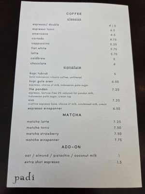 Menu photo 3 Padi Los Angeles, CA