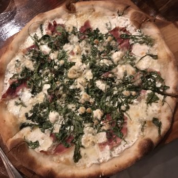 Michaelangelo's - Pizzaaaa (off menu order of the Four Cheese minus pesto add Gorgonzola, prosciutto, and arugula) - Lounges Near Me - Bronx, New York Michaelangelo's - Pizzaaaa (off menu order of the Four Cheese minus pesto add Gorgonzola, prosciutto, and arugula) - Lounges Near Me - Bronx, New York