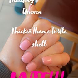 United Nails - The worst nail job ever!!!!!