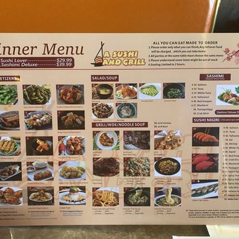 A Sushi and Grill - Menu - Sushi Bars Near Me - Tempe, Arizona A Sushi and Grill - Menu - Sushi Bars Near Me - Tempe, Arizona