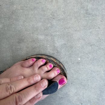 Cute-Icle Nails & Spa - Nail polish is everywhere.  So frustrated after being charged $70 for being treated that way.  Never going back. - Nail Salons Near Me - Surprise, Arizona