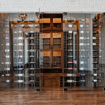 Dallas Bath & Glass - Custom doors for a recessed wine closet - Glass & Mirrors Near Me - Terrell, Texas Dallas Bath & Glass - Custom doors for a recessed wine closet - Glass & Mirrors Near Me - Terrell, Texas