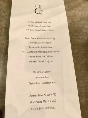 Menu photo 1 Estelle Bistro Northcote, VIC