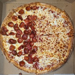 Vocelli Pizza - Half Cheese Half Pepperoni Large Pizza