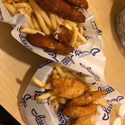 two baskets of fish and fries two baskets of fish and fries