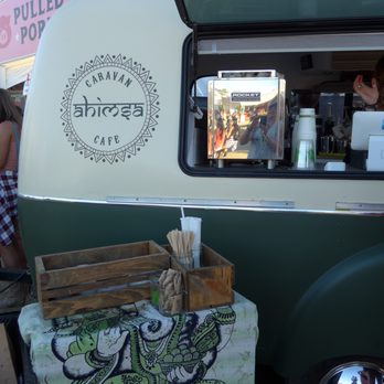Ahimsa Caravan Cafe - the food being served - Food Trucks Near Me